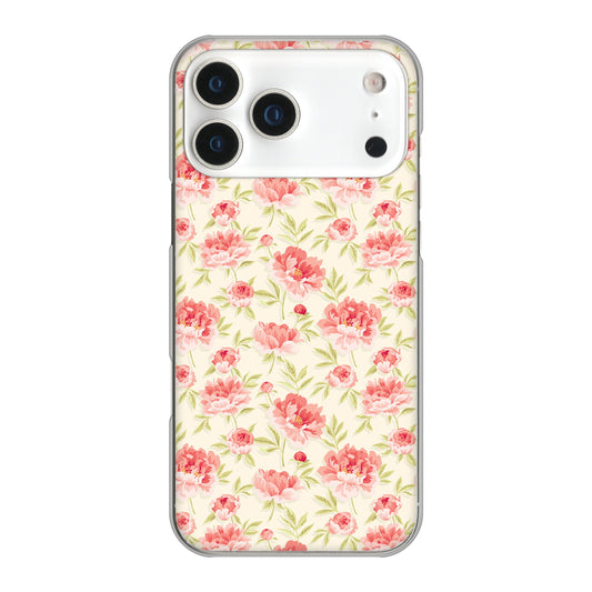 iPhone 17 Pro Max 高画質仕上げ 背面印刷 ハードケース北欧の小花