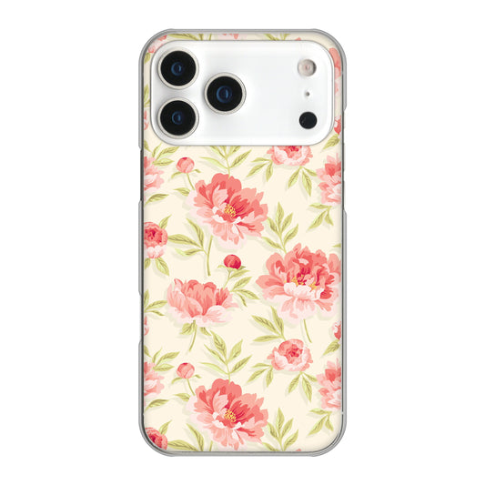 iPhone 17 Pro Max 高画質仕上げ 背面印刷 ハードケース北欧の小花