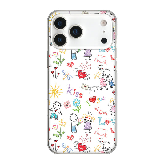 iPhone 17 Pro Max 高画質仕上げ 背面印刷 ハードケースカップル＆ファミリー