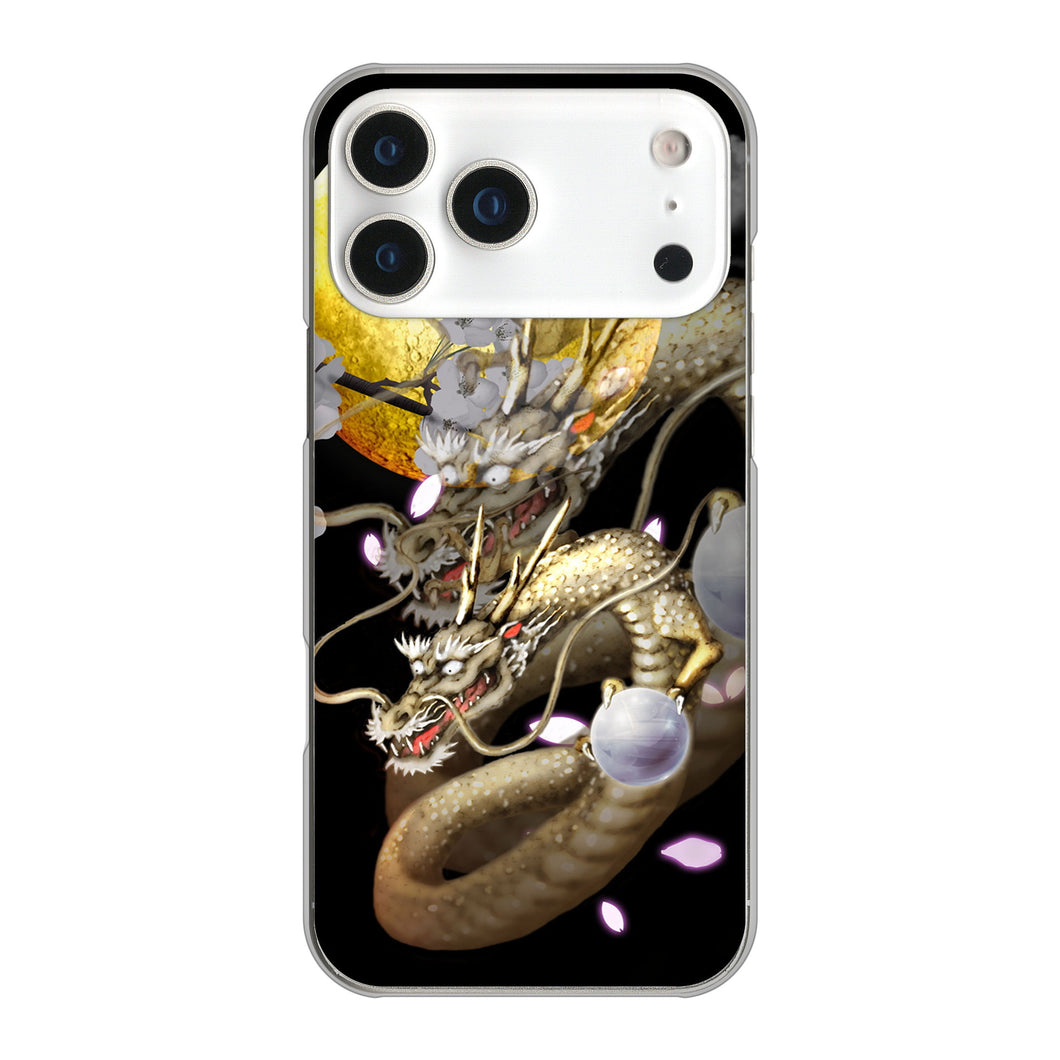 iPhone17 Pro Max 高画質仕上げ 背面印刷 ハードケース龍