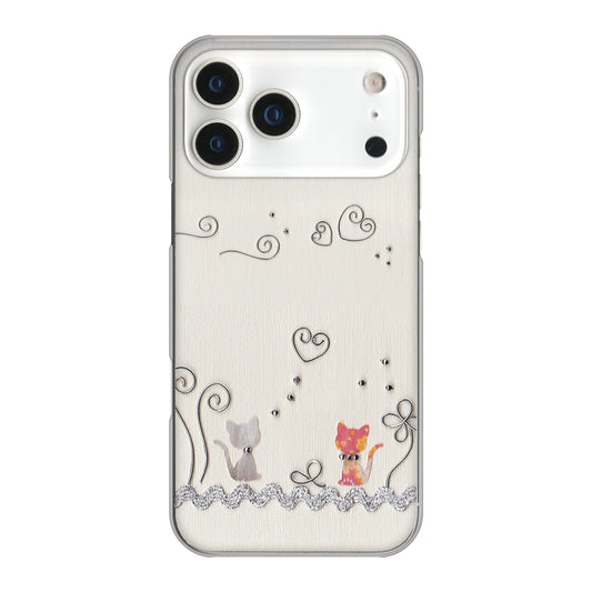 iPhone 17 Pro Max 高画質仕上げ 背面印刷 ハードケースクラフト写真ネコ