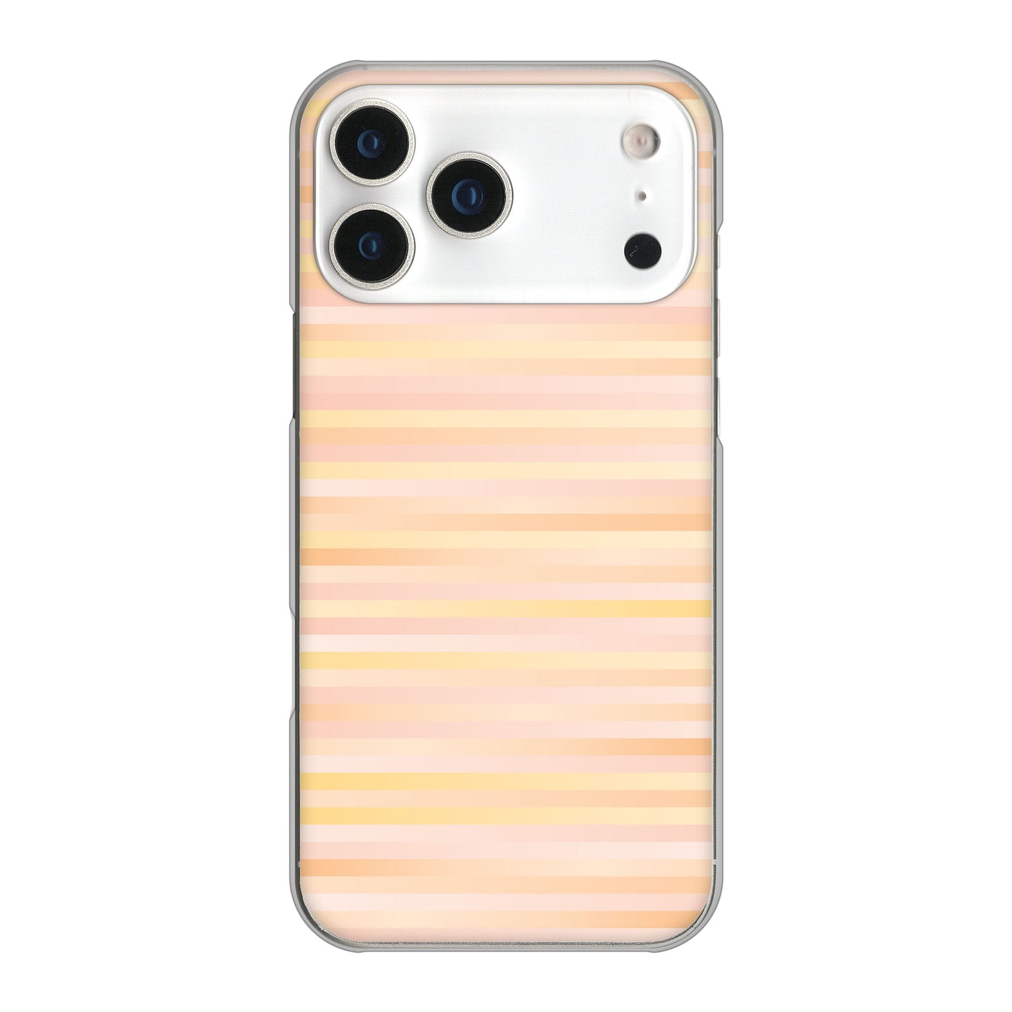 iPhone 17 Pro Max 高画質仕上げ 背面印刷 ハードケースグラデーションボーダー