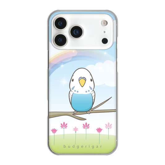 iPhone 17 Pro Max 高画質仕上げ 背面印刷 ハードケースセキセイインコ