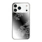 iPhone 17 Pro Max 高画質仕上げ 背面印刷 ハードケース 【YJ340 モノトーン 雪の結晶 】