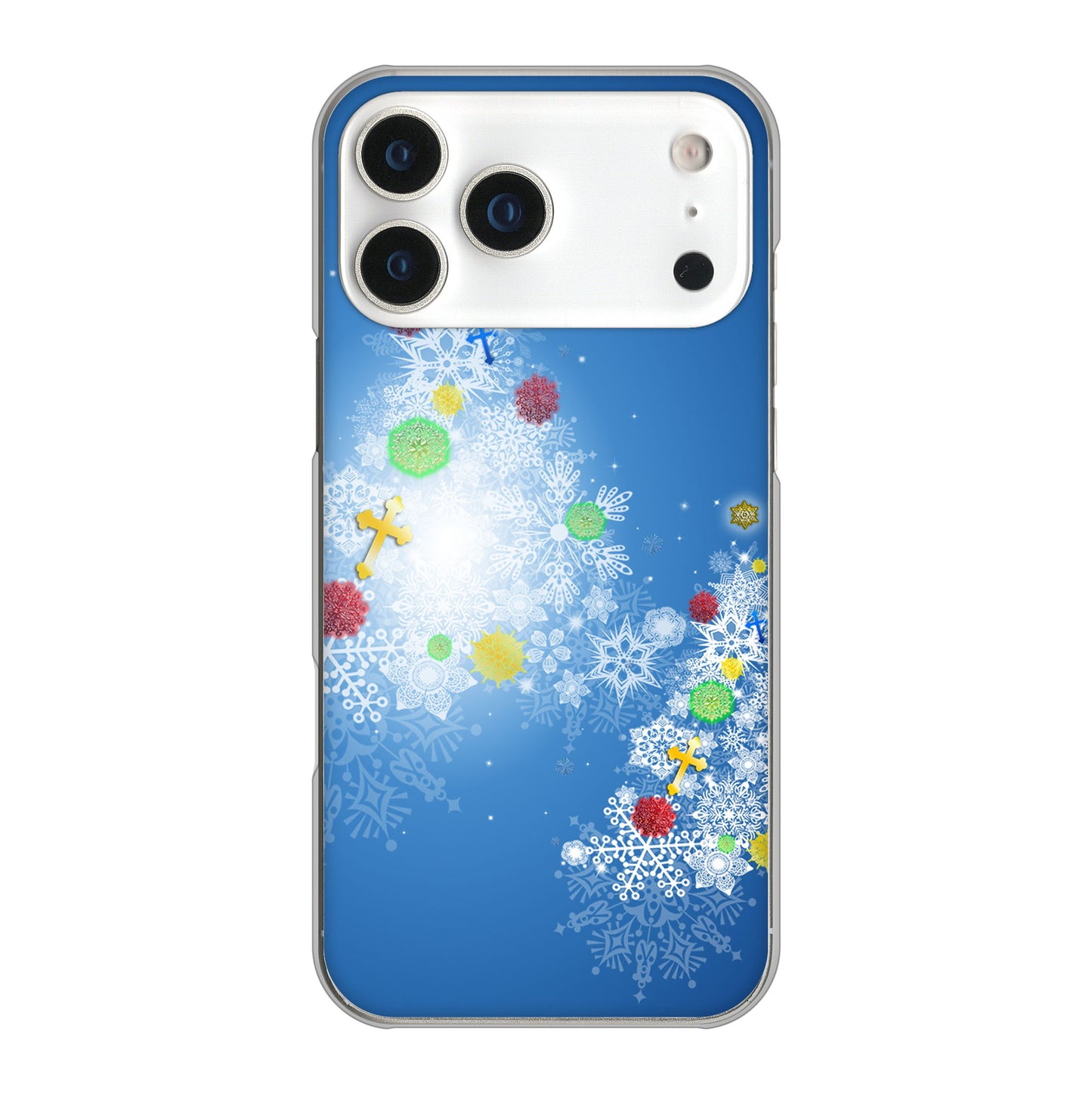 iPhone17 Pro Max 高画質仕上げ 背面印刷 ハードケースクリスマス