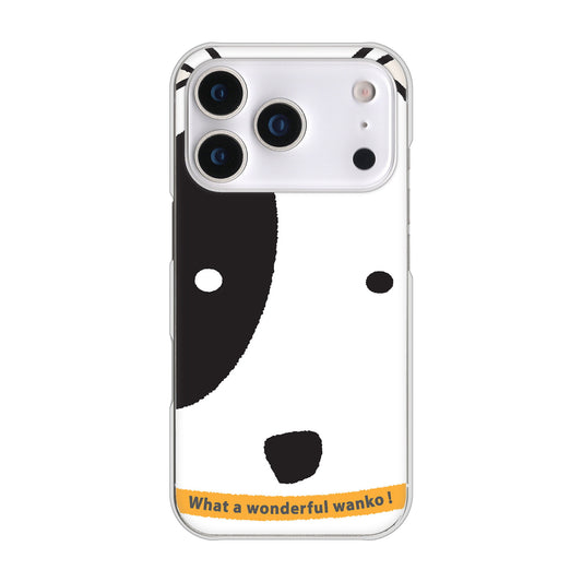 iPhone17 Pro 高画質仕上げ 背面印刷 ハードケース 【IA800 わんこ】