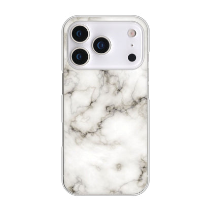 iPhone17 Pro 高画質仕上げ 背面印刷 ハードケース大理石BK