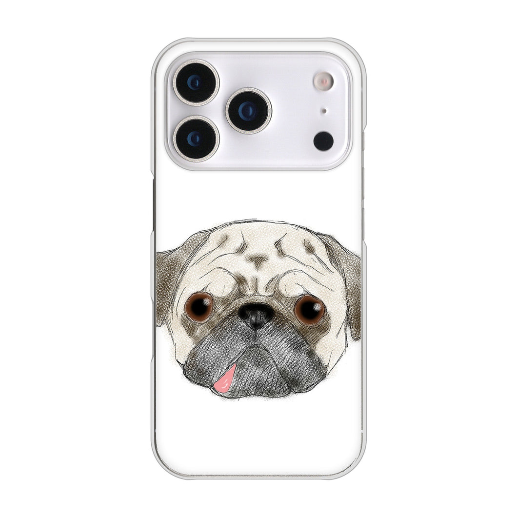 iPhone17 Pro 高画質仕上げ 背面印刷 ハードケースパグ