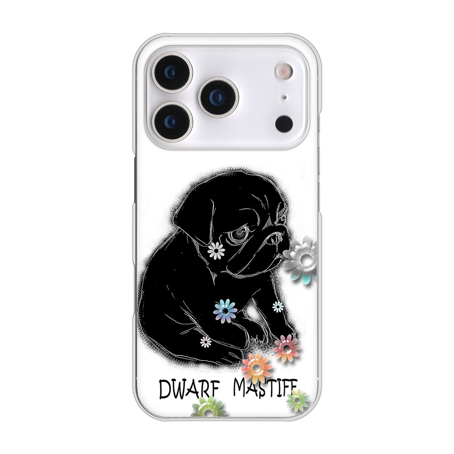 iPhone17 Pro 高画質仕上げ 背面印刷 ハードケースパグ