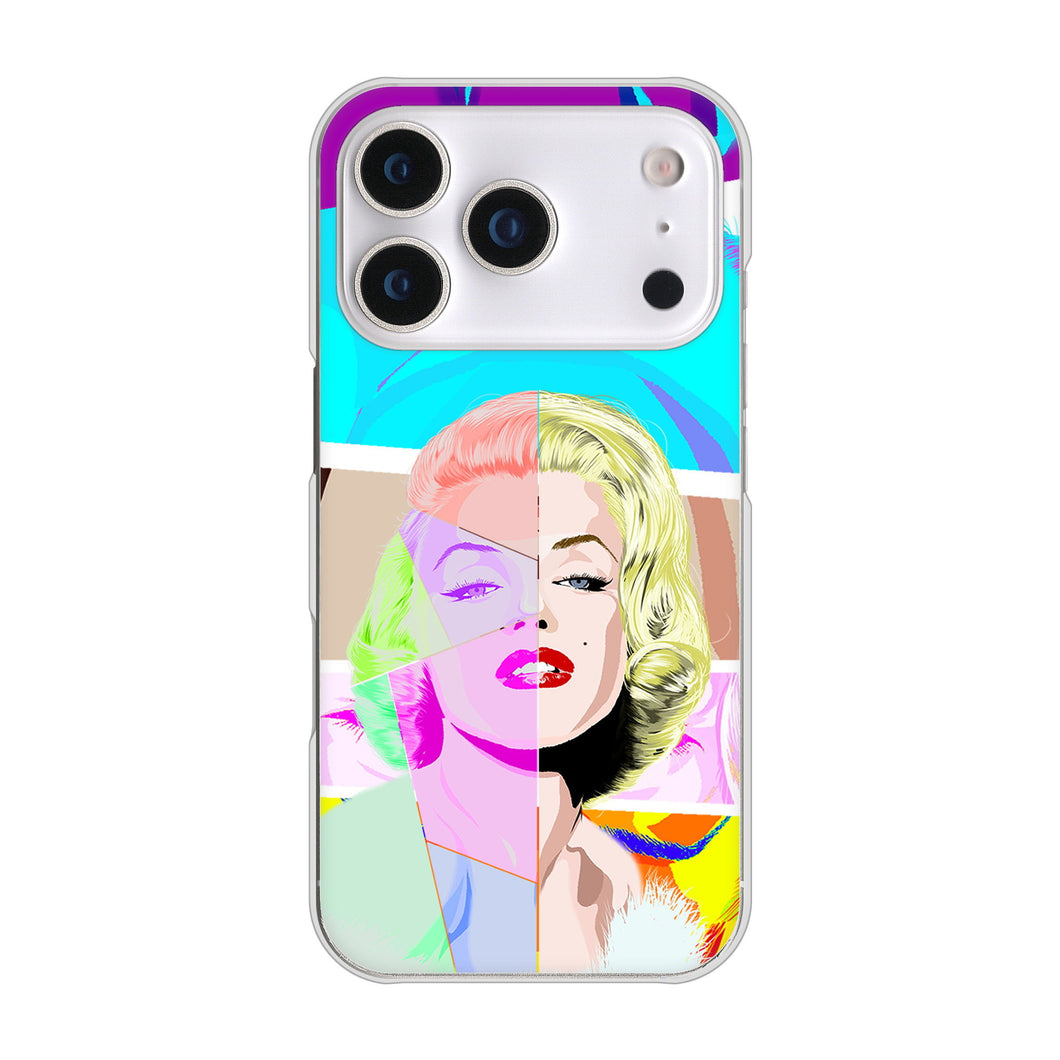 iPhone17 Pro 高画質仕上げ 背面印刷 ハードケースマリリンモンローデザイン