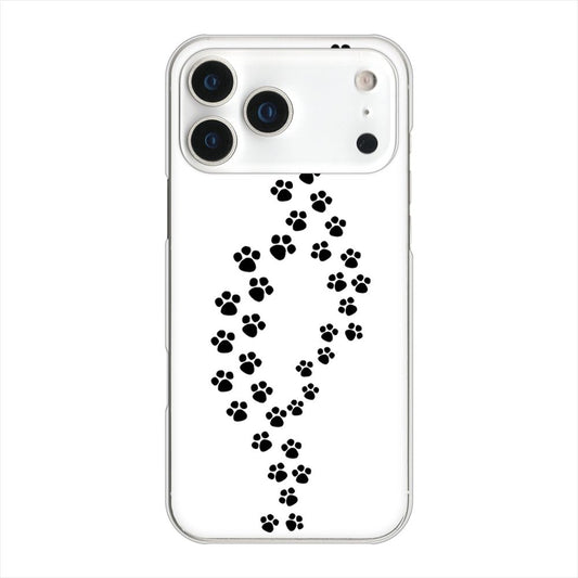 iPhone 18 Pro Max 高画質仕上げ 背面印刷 ハードケース 【066 あしあと】