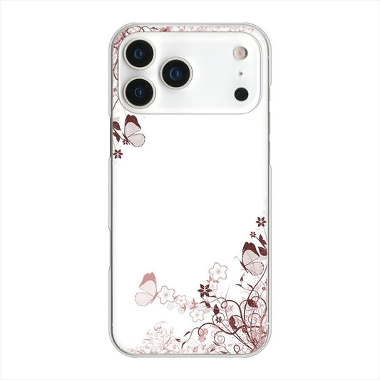 iPhone 18 Pro Max 高画質仕上げ 背面印刷 ハードケースバタフライ