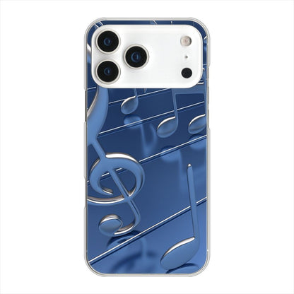 iPhone18 Pro Max 高画質仕上げ 背面印刷 ハードケース音符