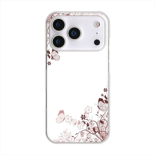 iPhone 18 Pro 高画質仕上げ 背面印刷 ハードケースバタフライ