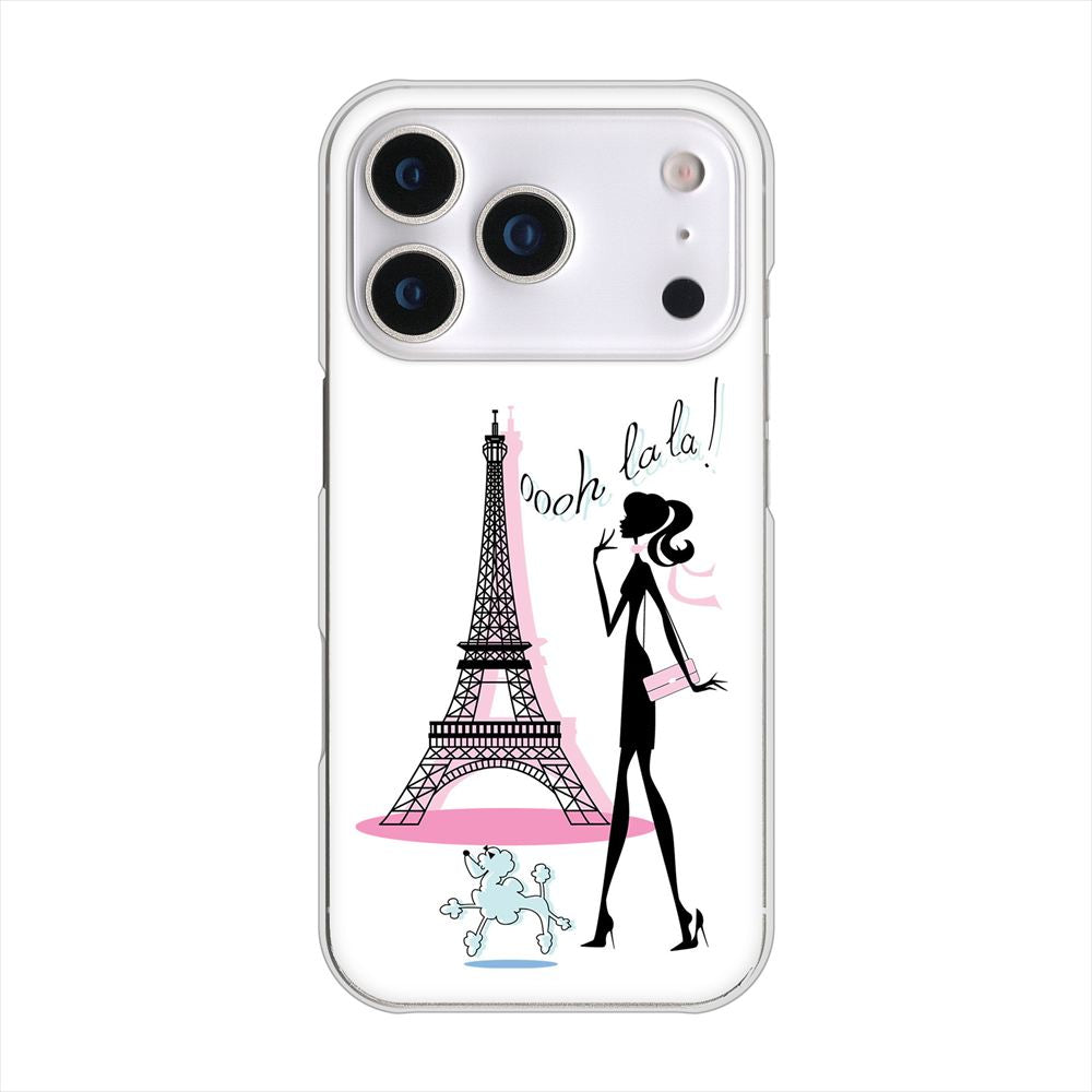 iPhone 18 Pro 高画質仕上げ 背面印刷 ハードケースLOVE フランス