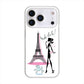 iPhone 18 Pro 高画質仕上げ 背面印刷 ハードケースLOVE フランス