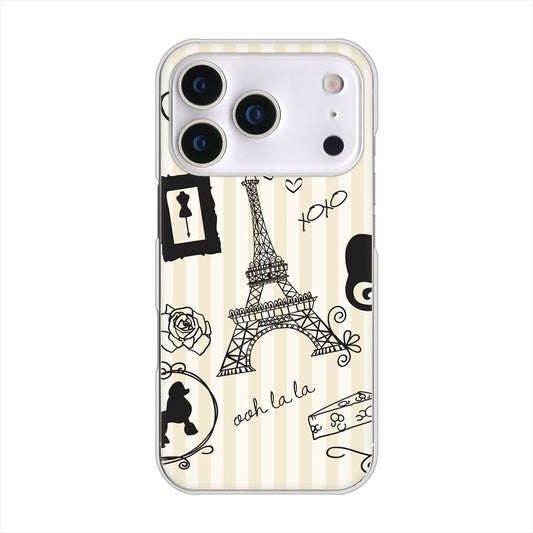 iPhone 18 Pro 高画質仕上げ 背面印刷 ハードケースLOVE フランス