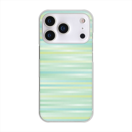 iPhone 18 Pro 高画質仕上げ 背面印刷 ハードケースグラデーションボーダー