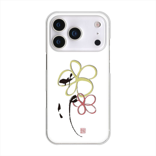 iPhone 18 Pro 高画質仕上げ 背面印刷 ハードケース大野詠舟 デザイン筆文字