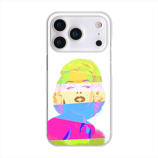 iPhone 18 Pro 高画質仕上げ 背面印刷 ハードケースマリリンモンローデザイン