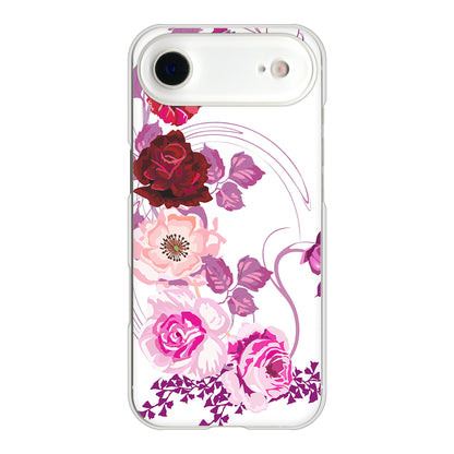 iPhone Air 高画質仕上げ 背面印刷 ハードケースロマンチックなバラ