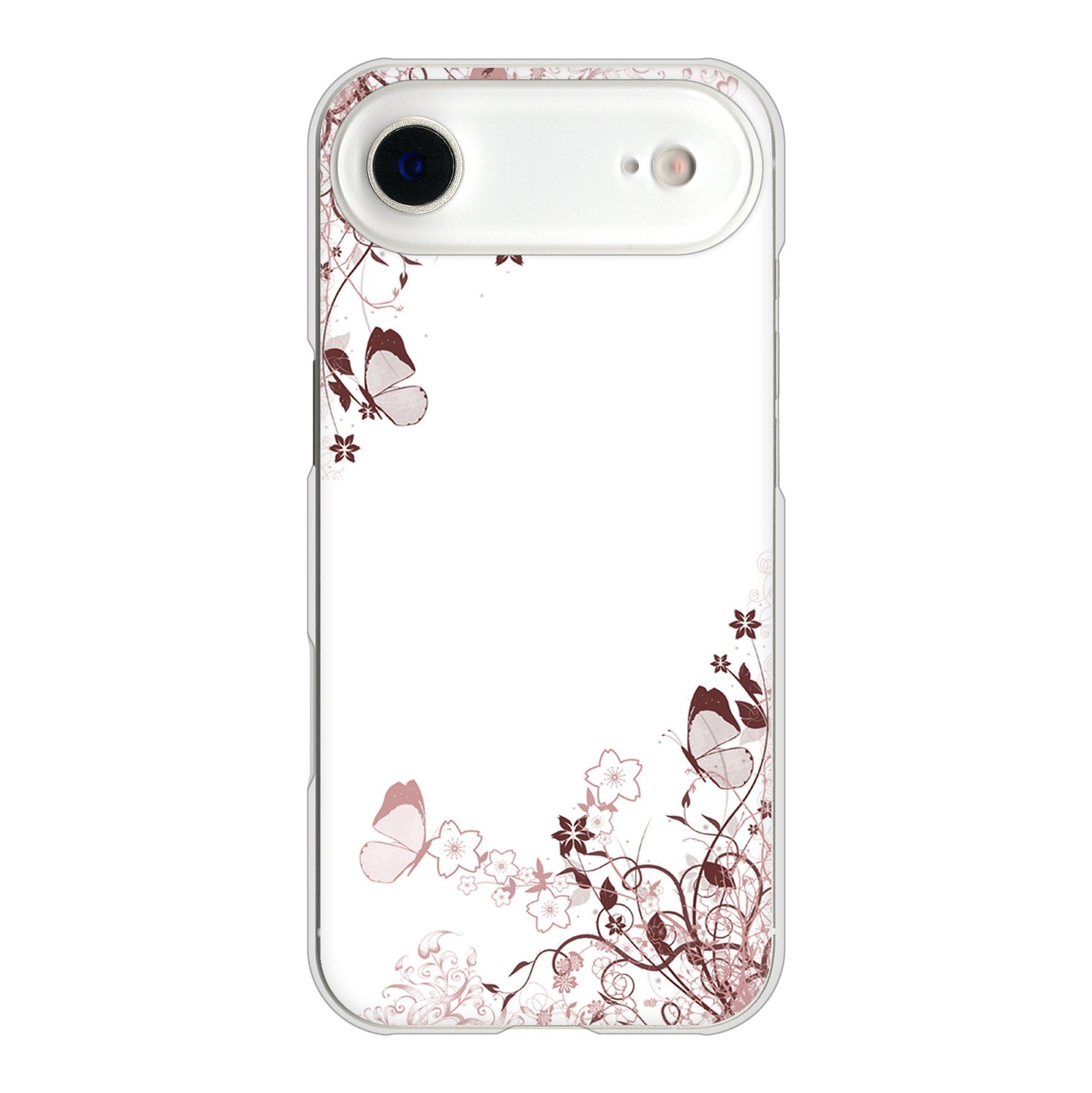 iPhone Air 高画質仕上げ 背面印刷 ハードケースバタフライ