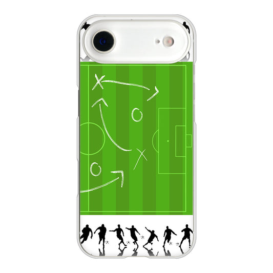 iPhone Air 高画質仕上げ 背面印刷 ハードケース 【304 サッカー戦略ボード】