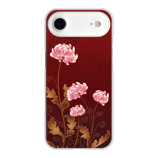 iPhone Air 高画質仕上げ 背面印刷 ハードケース 【375 優美な菊】