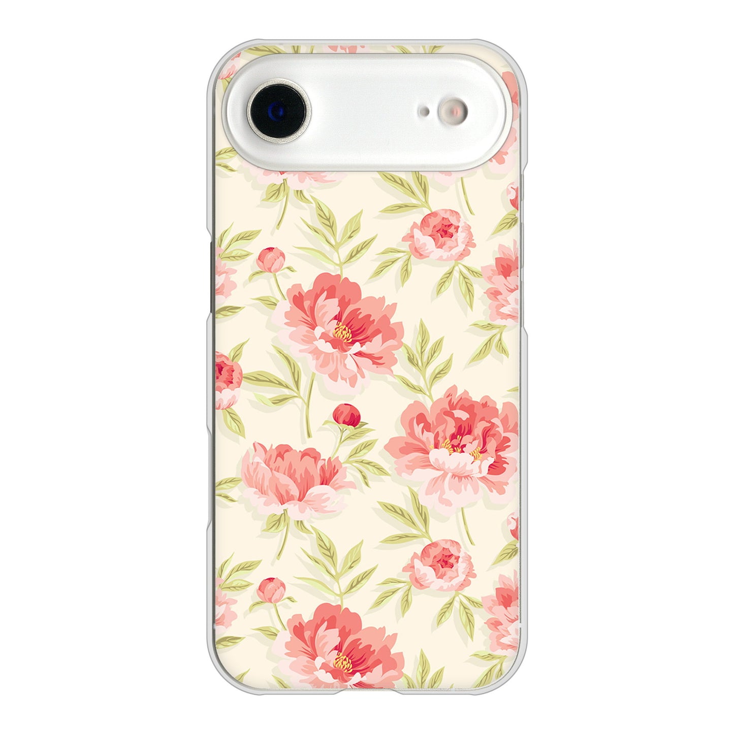 iPhone Air 高画質仕上げ 背面印刷 ハードケース北欧の小花