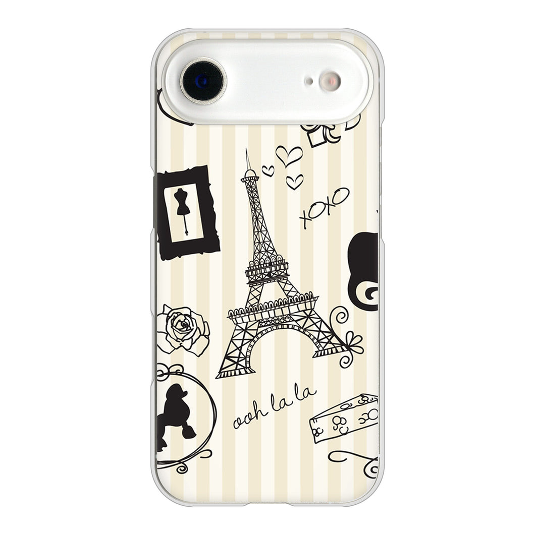 iPhone Air 高画質仕上げ 背面印刷 ハードケースLOVE フランス