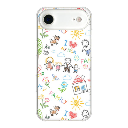 iPhone Air 高画質仕上げ 背面印刷 ハードケースカップル＆ファミリー