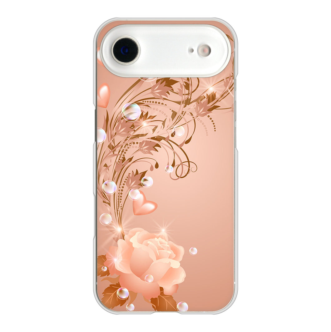 iPhone Air 高画質仕上げ 背面印刷 ハードケースロマンチックなバラ