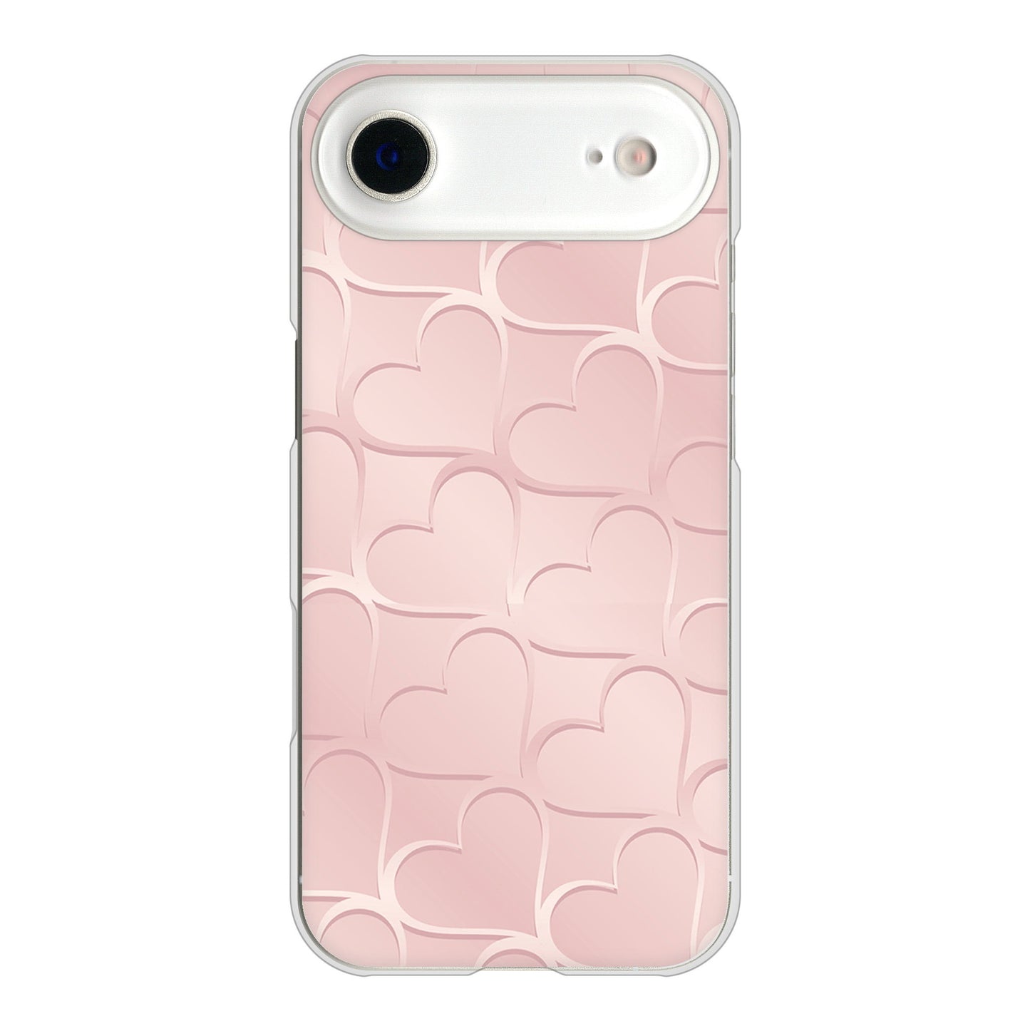 iPhone Air 高画質仕上げ 背面印刷 ハードケースかくれハート