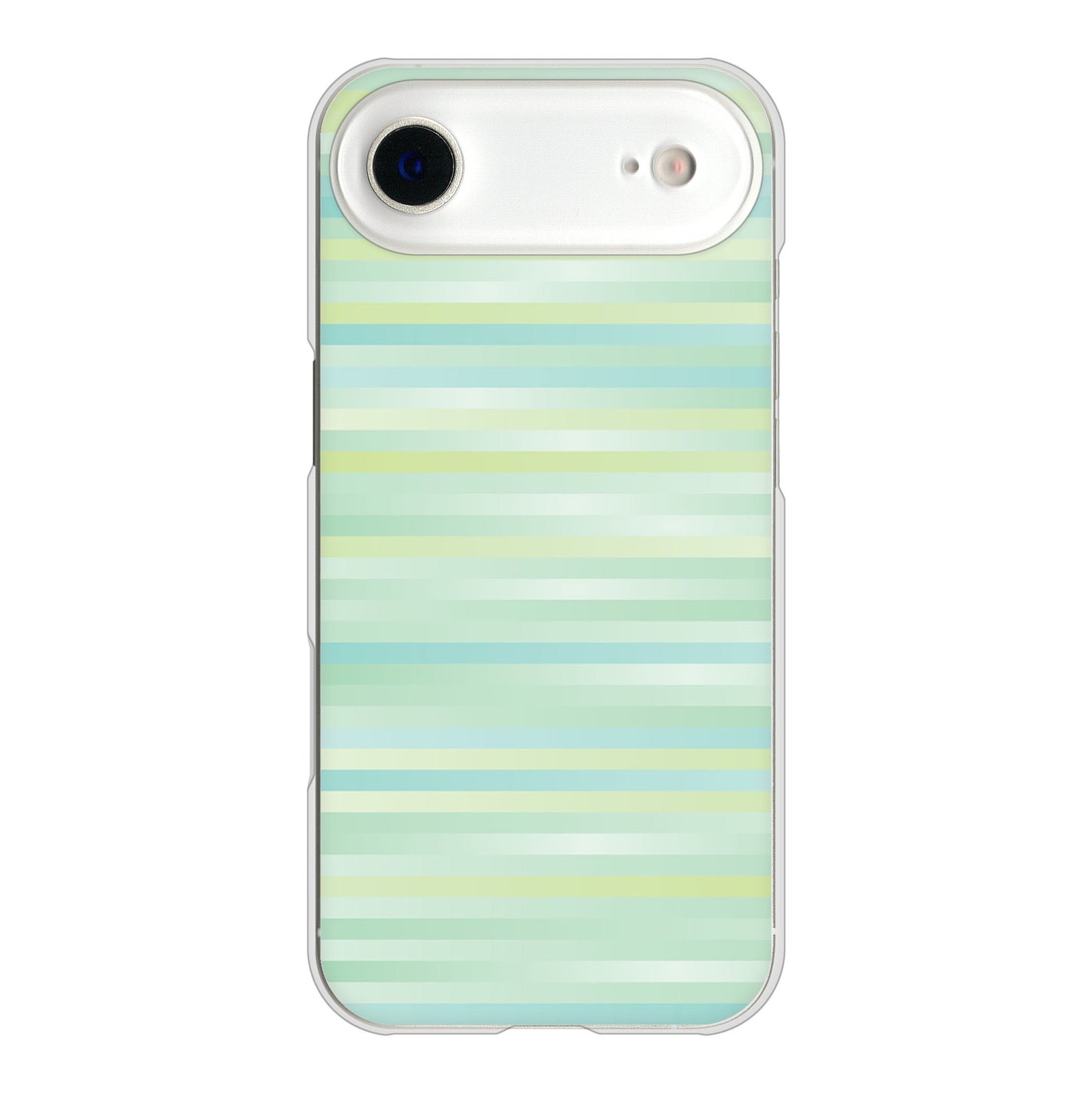 iPhone Air 高画質仕上げ 背面印刷 ハードケースグラデーションボーダー