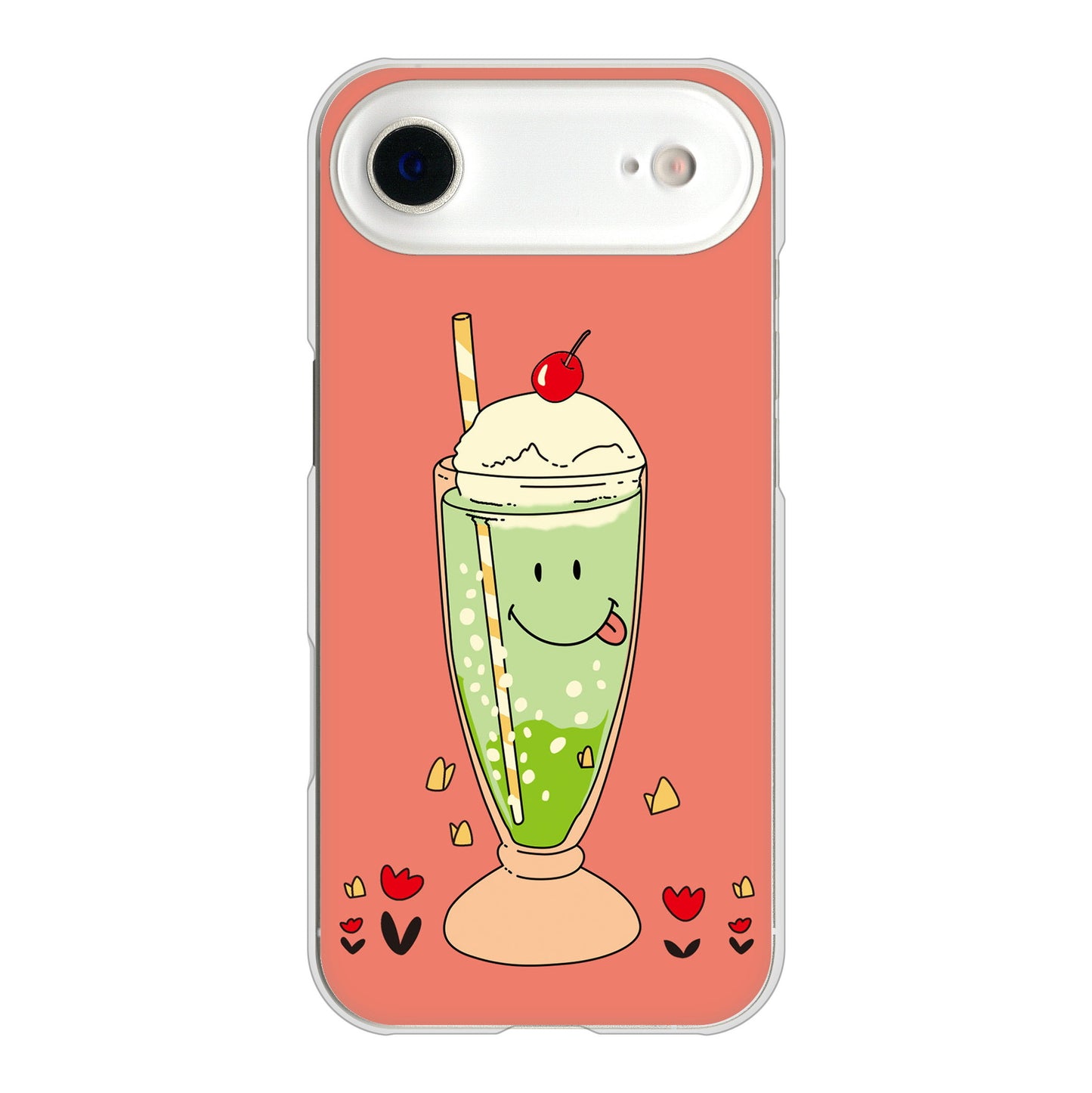 iPhone Air 高画質仕上げ 背面印刷 ハードケーススイーツイラスト