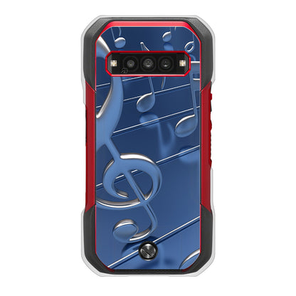 TORQUE G06 KYG03 au 高画質仕上げ 背面印刷 ハードケース音符