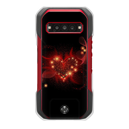 TORQUE G06 KYG03 au 高画質仕上げ 背面印刷 ハードケースきらめきハート