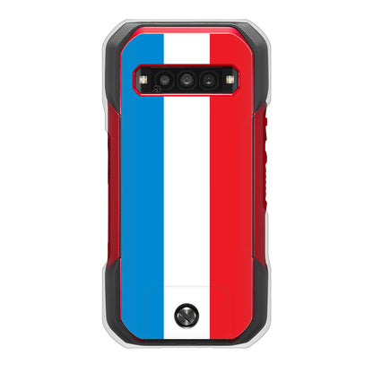 TORQUE G06 KYG03 au 高画質仕上げ 背面印刷 ハードケース国旗