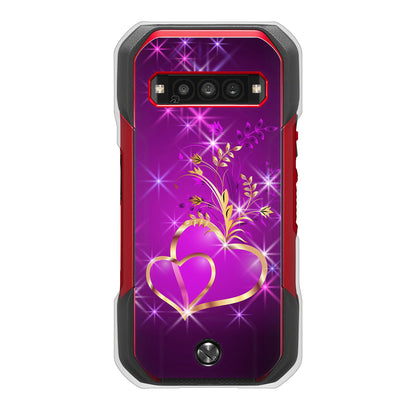 TORQUE G06 KYG03 au 高画質仕上げ 背面印刷 ハードケースきらめきハート