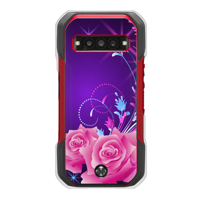 TORQUE G06 KYG03 au 高画質仕上げ 背面印刷 ハードケースロマンチックなバラ
