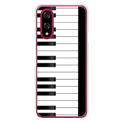 BASIO active3 KYG04 au 高画質仕上げ 背面印刷 ハードケースピアノ