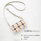 長さ調節可能ロングストラップの全体像と寸法