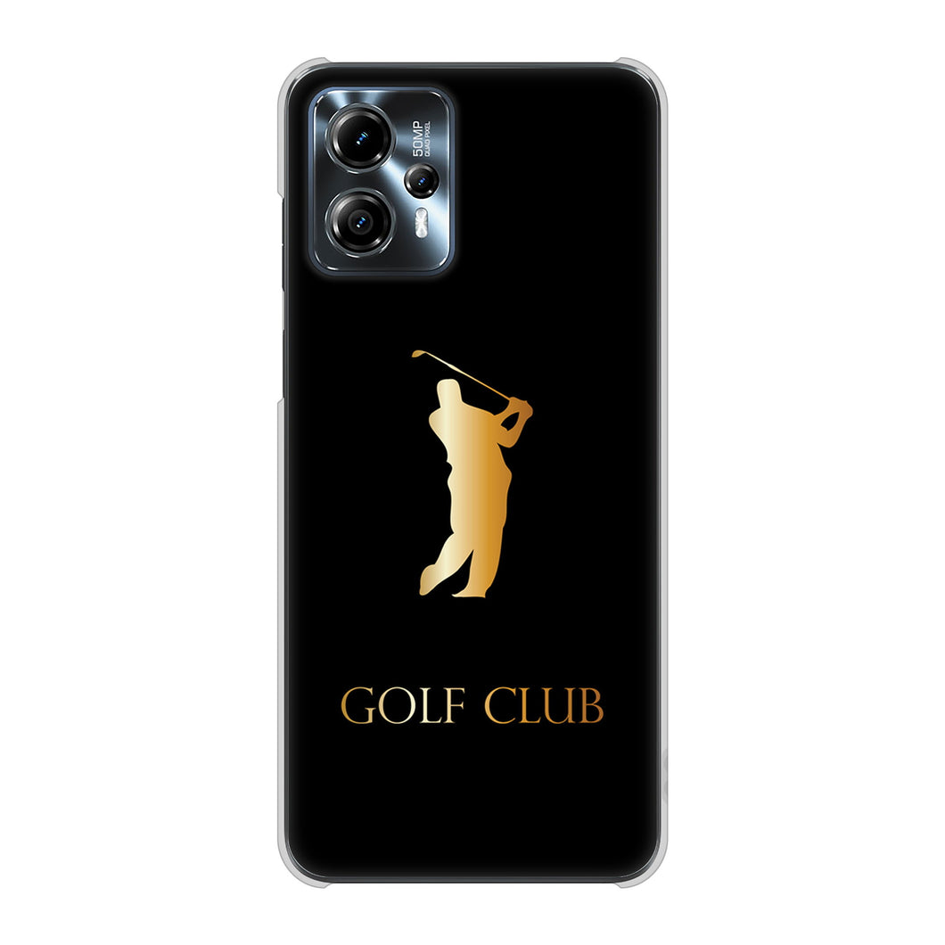 moto g13 高画質仕上げ 背面印刷 ハードケース 【610 GOLFCLUB】