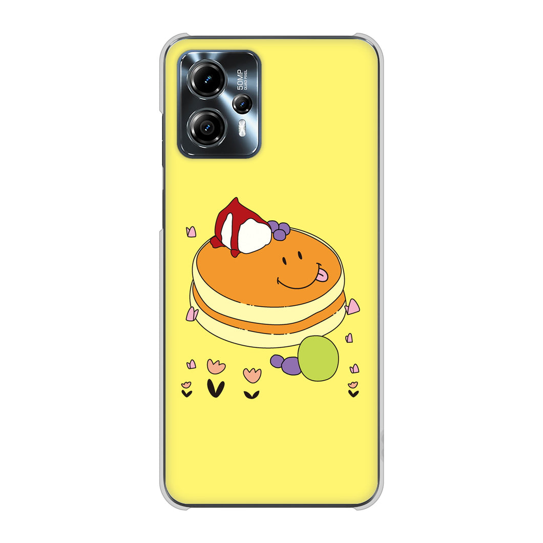 moto g13 高画質仕上げ 背面印刷 ハードケーススイーツイラスト
