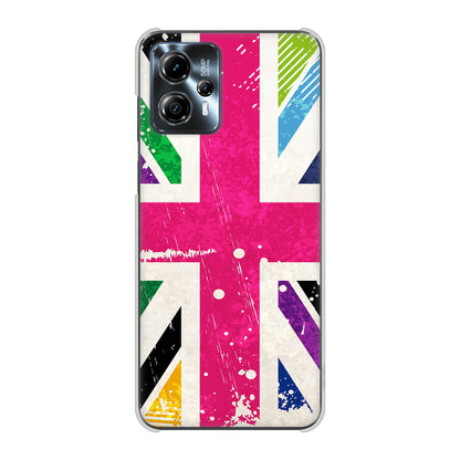 moto g13 高画質仕上げ 背面印刷 ハードケースユニオンジャック