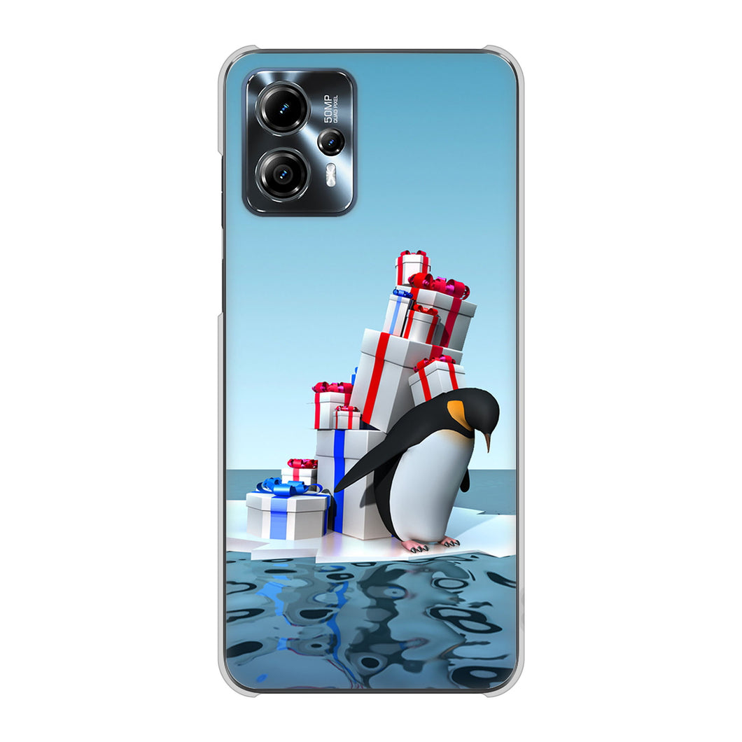 moto g13 高画質仕上げ 背面印刷 ハードケース 【XA805 人気者は辛い…】