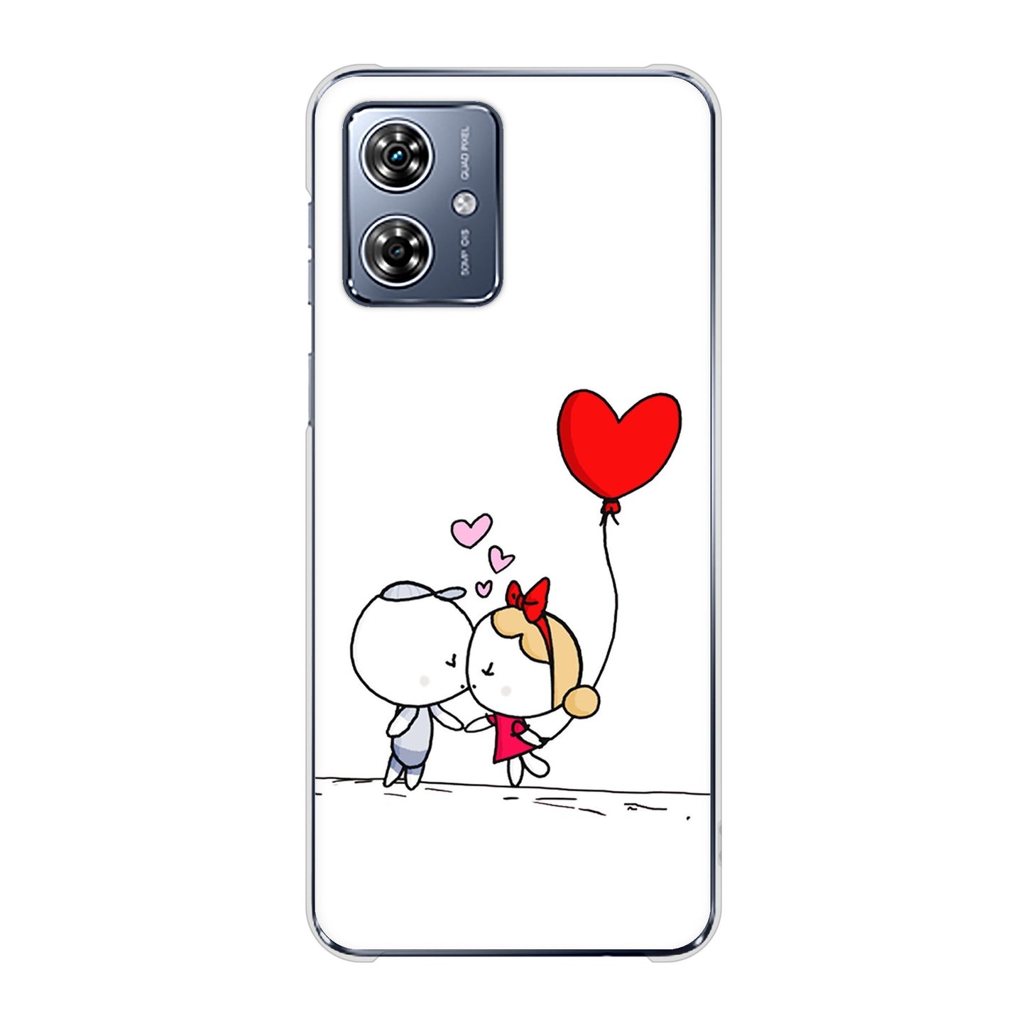 moto g64 5G 高画質仕上げ 背面印刷 ハードケースカップル