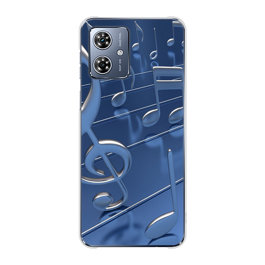 moto g64 5G 高画質仕上げ 背面印刷 ハードケース音符