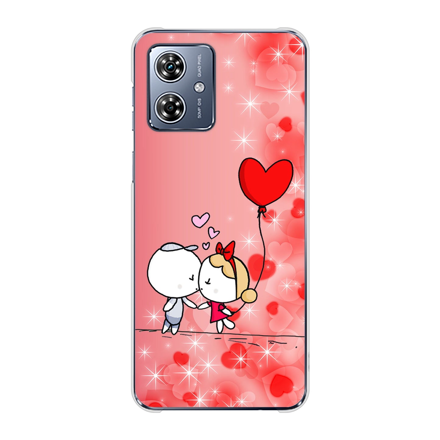 moto g64 5G 高画質仕上げ 背面印刷 ハードケースカップル