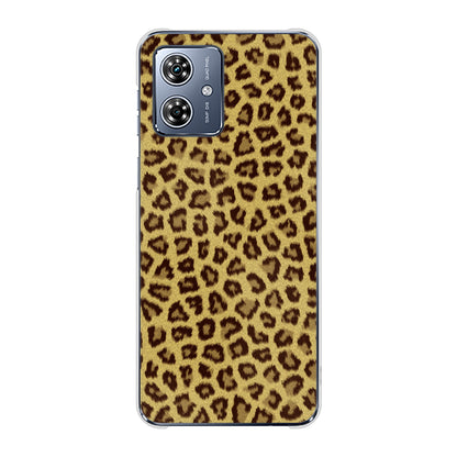 moto g64 5G 高画質仕上げ 背面印刷 ハードケースヒョウ柄ベーシックS